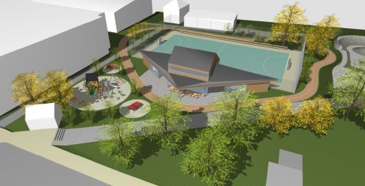 Sportkomplexum épül Gyergyóditróban Sportkomplexum épül Gyergyóditróban